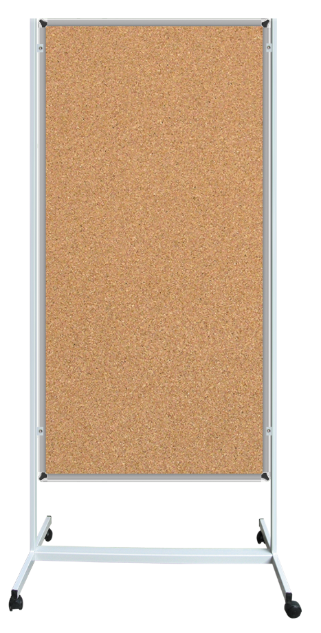 Mobil Ayaklı Tek Taraflı MantarPano