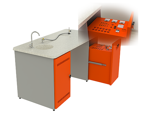 ÖĞRETMEN MASASI VE ANA KUMANDA PANELİ