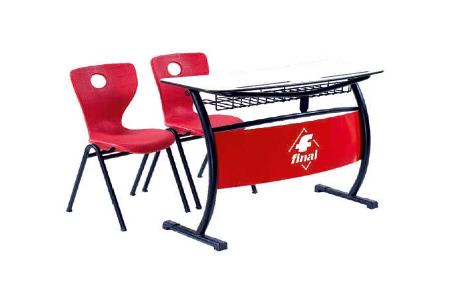 ÇİFT KİŞİLİK KOMPAKT OKUL SIRASI